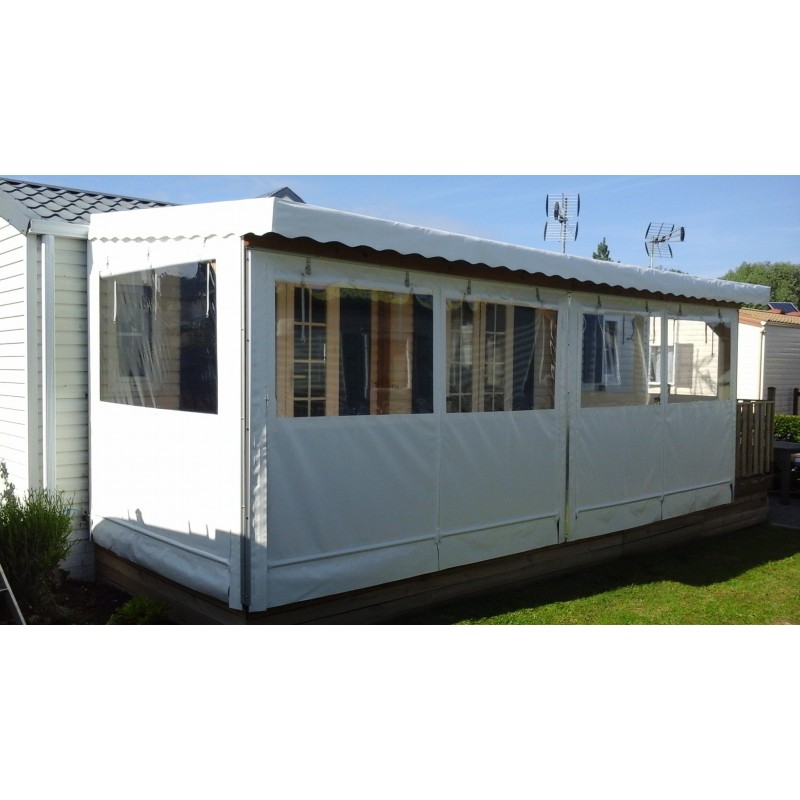 Bâche Façade Terrasse Mobil Home Sur Mesure - Bâche Mobil Home Sur Mesure Bâche Façade Terrasse Mobil Home Sur Mesure - Bâche Mobil Home Sur Mesure