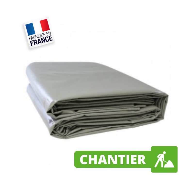 Bâche Chantier 6 x 6 m 640 g/m² - Bâche Chantier, BTP et Travaux Bâche Chantier 6 x 6 m 640 g/m² - Bâche Chantier, BTP et Travaux