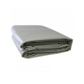 Bâche Toiture 8x6 m Gris 540 g/m² pour Charpentier et Couvreur - Bâche Toiture pour Charpentier et Couvreur