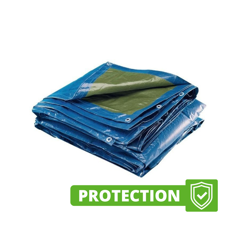 Bâche Protection 3 x 5 m 240 g/m² - Bâche de Protection