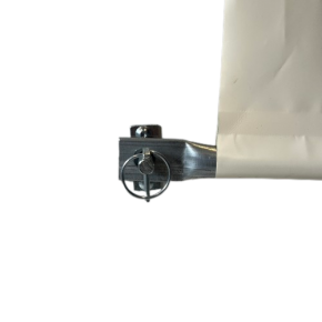 Tube Acier rond Ø 30 mm 2m aplati et percé - Accessoires pour Bâches