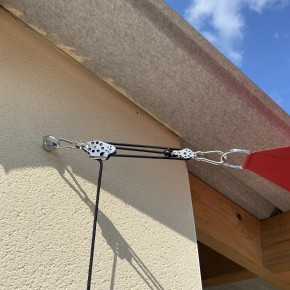 Système de Tension Palan pour Voile d'Ombrage