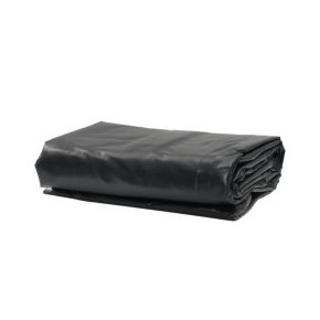 Bâche Toiture 6x5 m Noir Anti-Feu Ignifugée M2 680 g/m² pour Charpentier et Couvreur - Bâche Toiture pour Charpentier et Couv...