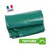 Bâche Toiture 20x15 m Vert 900 g/m² pour Charpentier et Couvreur - Bâche Toiture pour Charpentier et Couvreur