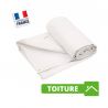 Bâche Toiture 12x8 m Blanc Anti-Feu Ignifugée M2 680 g/m² pour Charpentier et Couvreur - Bâche Toiture pour Charpentier et Co...