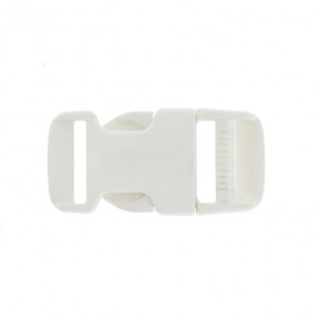 Boucle Clip Plastique Blanche pour Sangle 25 mm - Accessoires pour Bâches